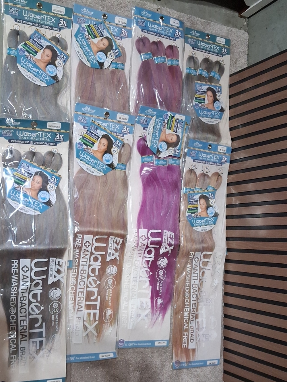 54In Outre WaterTEX Antibacterial EZX Pre-Washed Braid-( Pack Of 2) Color Below